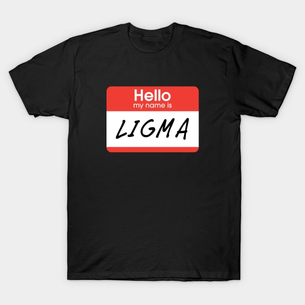 Ligma Nametag, Full T-Shirt by karutees